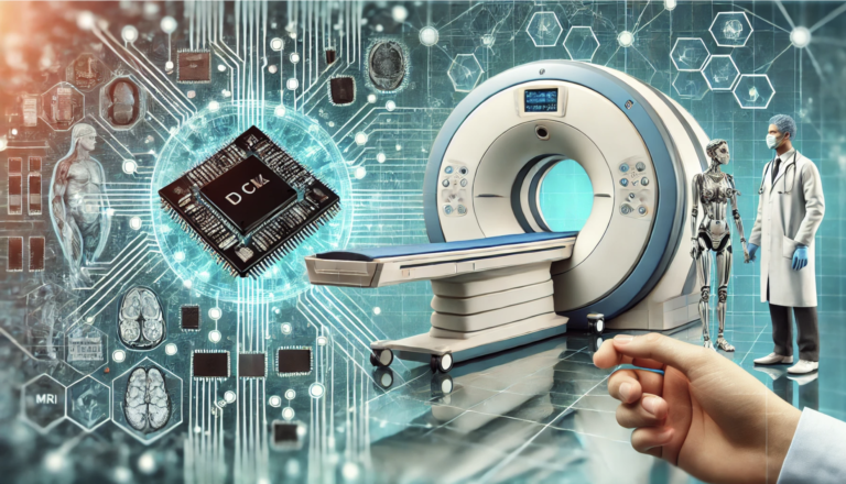 High-performance IC chip technology powering medical imaging devices like CT scanners and MRI machines for precision diagnostics.