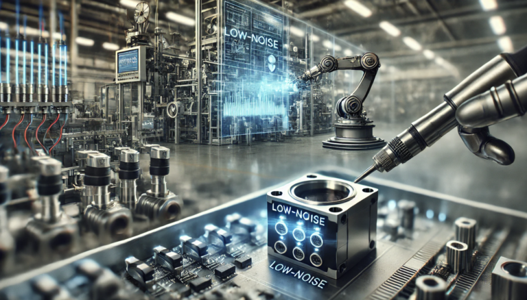 Low-noise analog front end (AFE) technology for industrial sensors, enhancing precision and reducing signal noise.