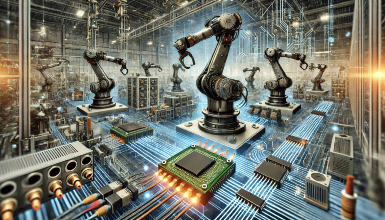 High-performance signal chain components integrated into industrial robotics system for enhanced precision and reliability in manufacturing.
