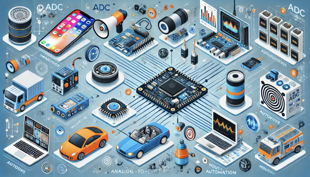 High-precision analog-to-digital converter (ADC) component for modern electronic applications