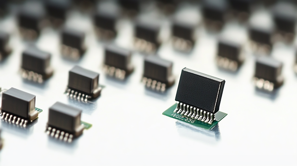 Comparison of thin film and thick film resistors showing structural differences and internal components