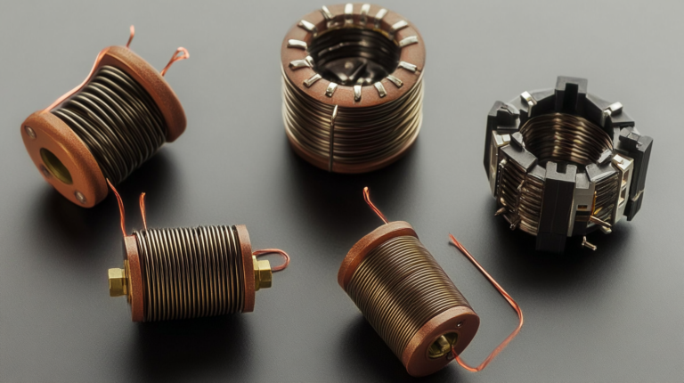 Latest MEMS inductor technology with 3D fabrication showing microscopic detail