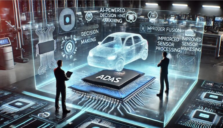 ADAS chip technology driving smarter and safer vehicles with AI, sensor fusion, and centralized computing.